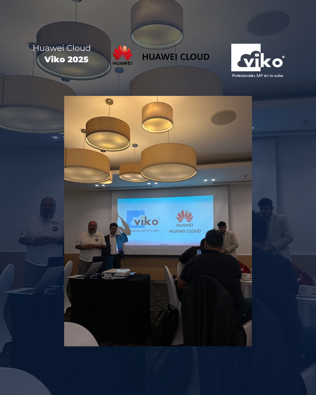 Así se vivió nuestro desayuno con Huawei Cloud.